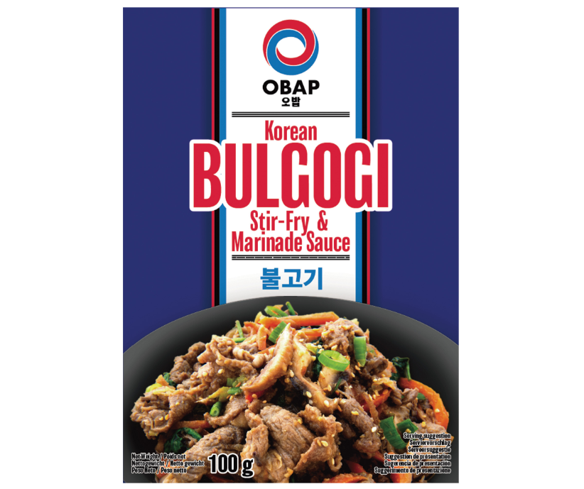 OBAP Korean Bulgogi Stir-Fry & Marinade Sauce 100g