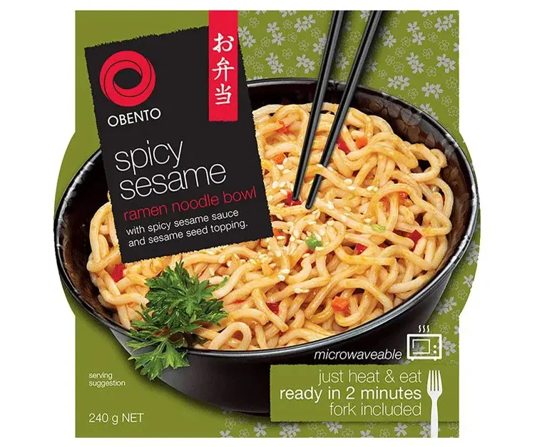 OBENTO Spicy Sesame Ramen Noodle Bowl 240g