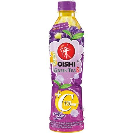 OISHI Green Tea Drink Kyoho Grape 371ml