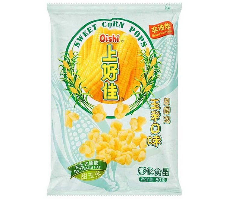 OISHI Sweet Corn Pops 40g
