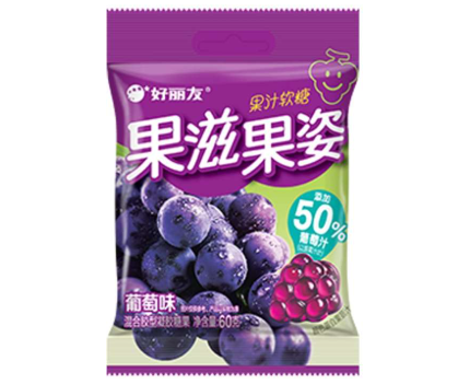 ORION Fruity Fruity Gummies Grape 60g