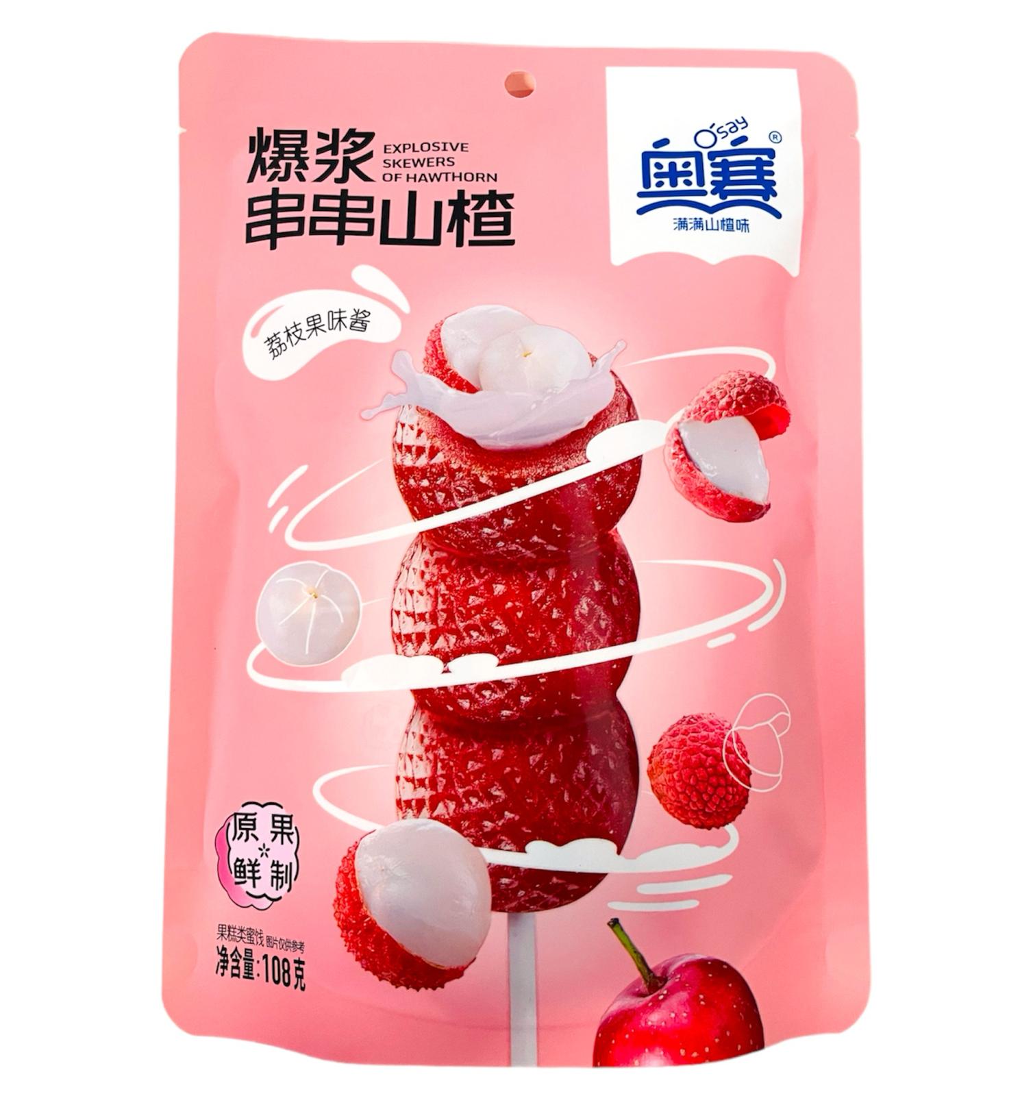 O'SAY Lychee Hawthorn Stick 108g