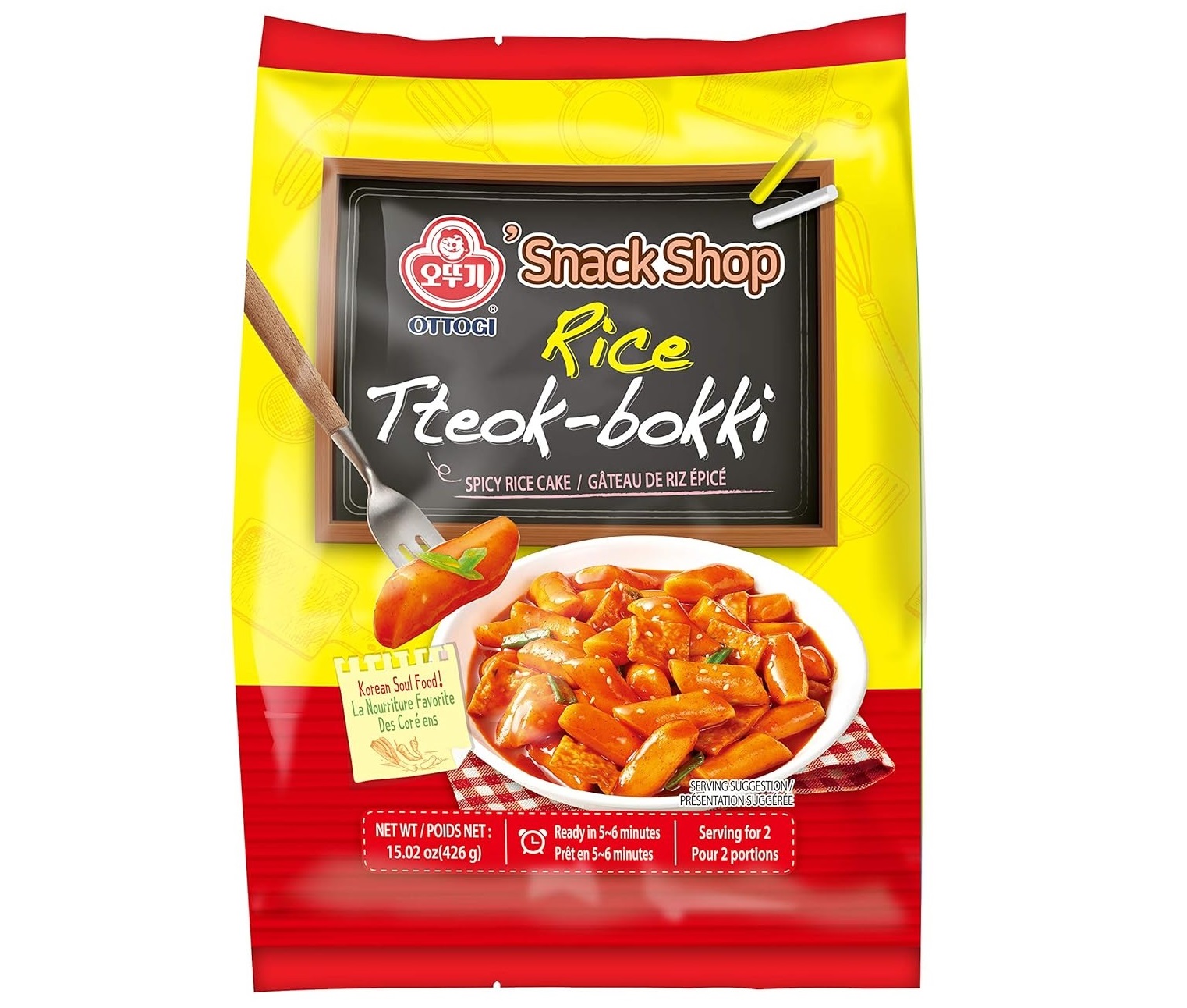 OTTOGI Instant Spicy Rice Cake Pouch 426g