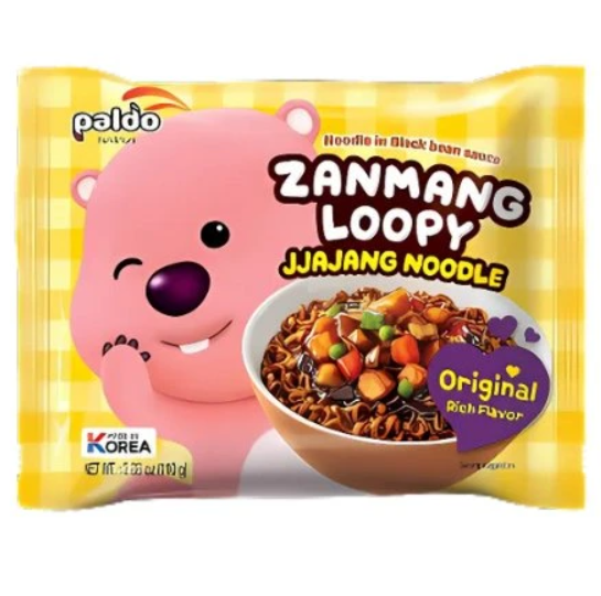 PALDO Zanmang Loopy Jjajang (Black Bean) Original 110g