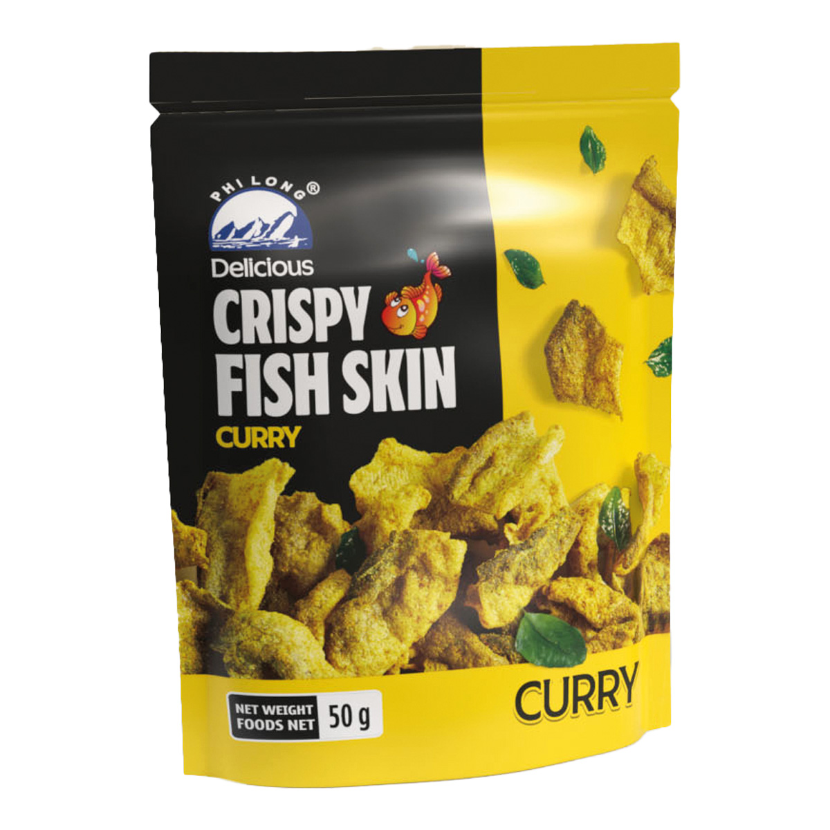 PHI LONG Crispy Fish Skin Curry 50g