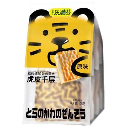 QIQULEMANFEN Tiger Skin Cake 125g