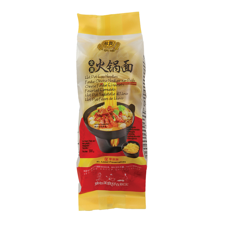 QIUSHI Hot Pot Egg Noodle 300g