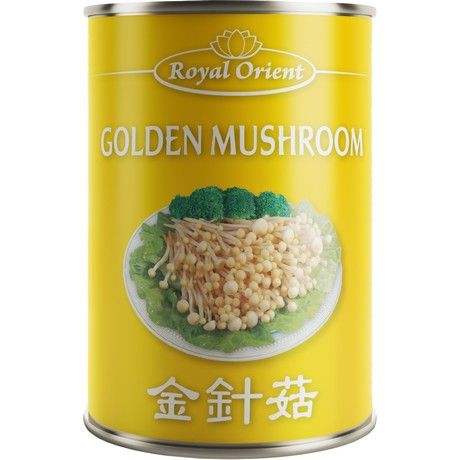ROYAL ORIENT Golden Mushrooms (Enoki) 425g