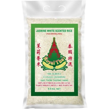 ROYAL THAI RICE Jasmine Rice Scented White 4,5kg