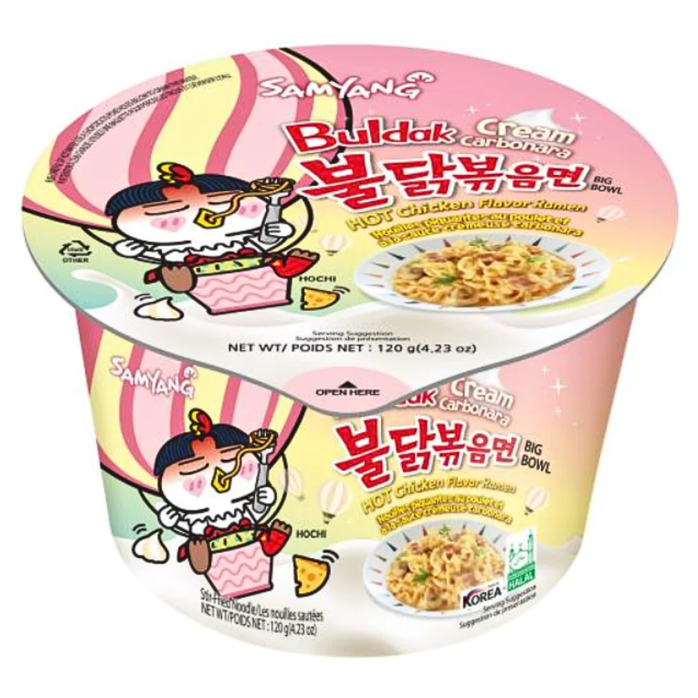 SAMYANG Buldak Cream Carbo Fried Ramen Big Cup 120g