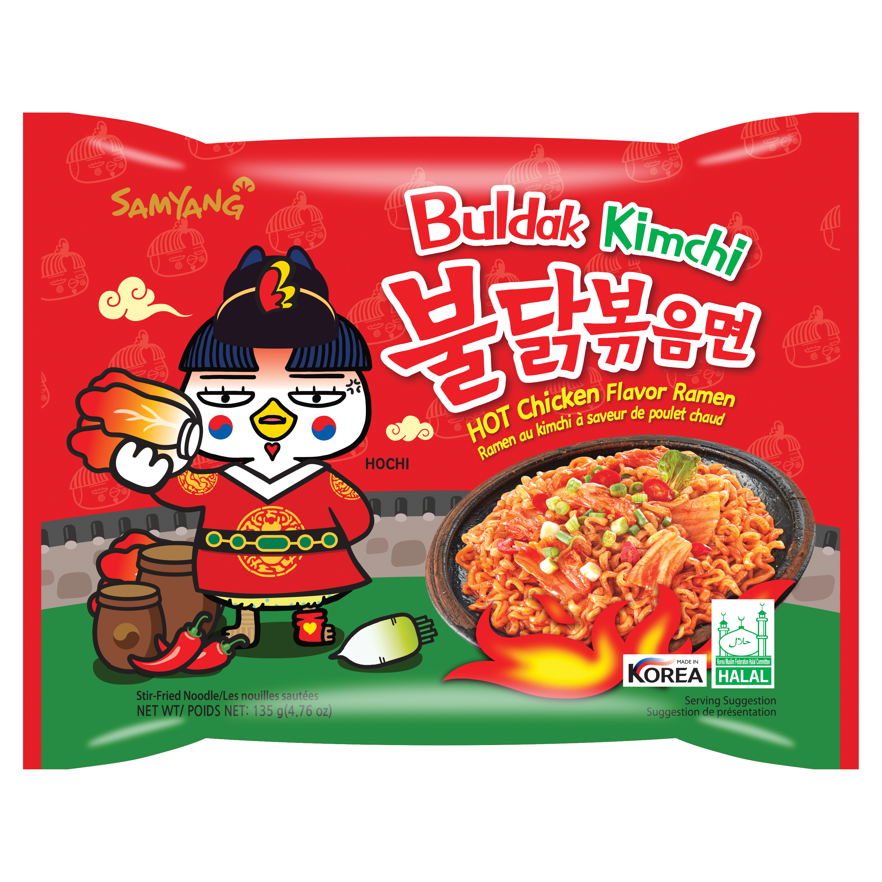 SAMYANG Hot Chicken Buldak Kimchi Flavor 135g
