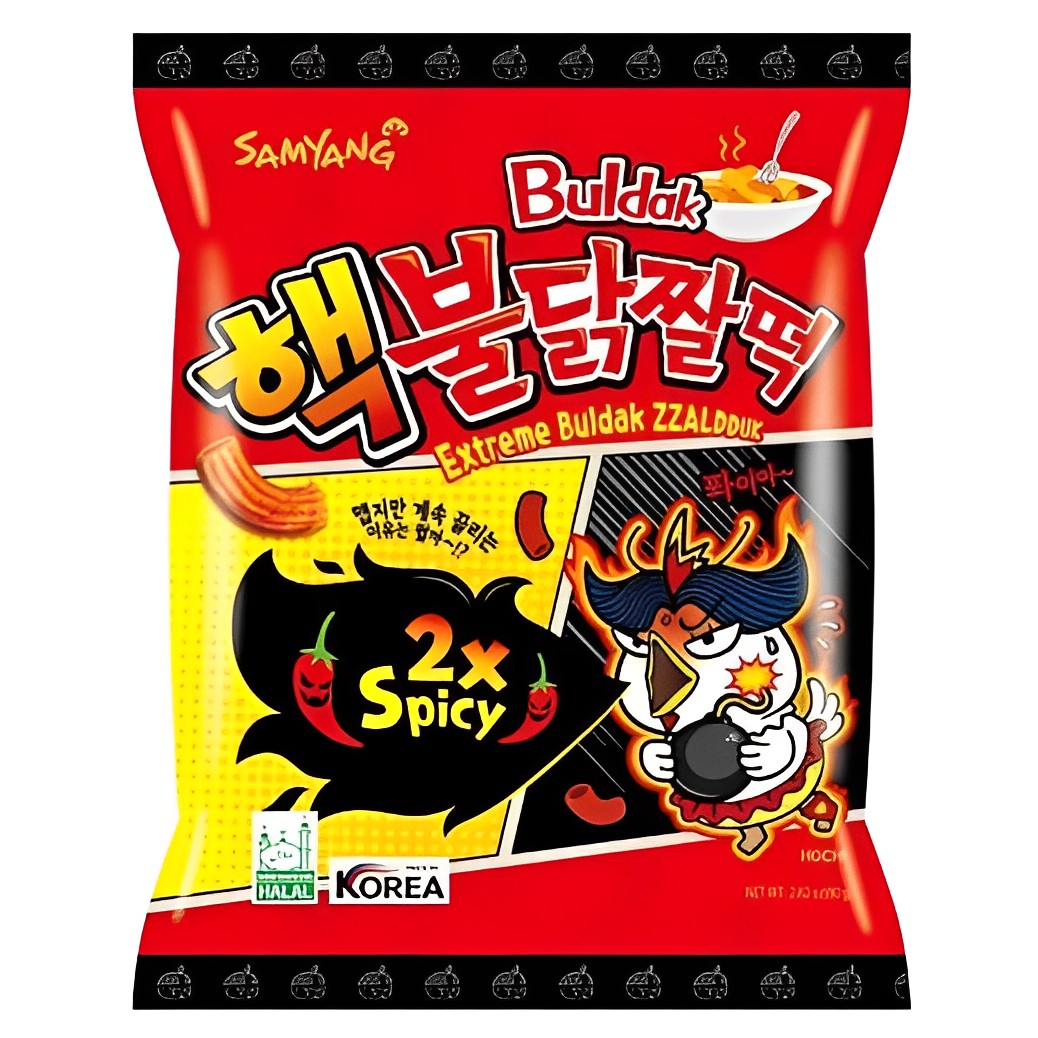 SAMYANG Zzaldduk 2x Spicy Snack 80g