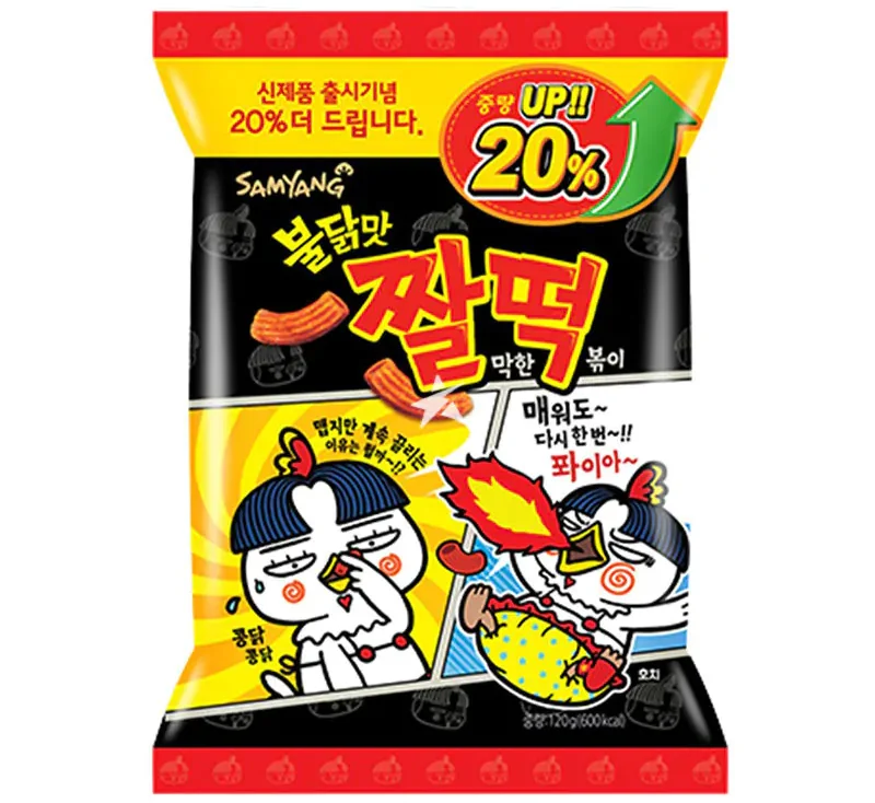 SAMYANG Zzaldduk Spicy Snack 120g