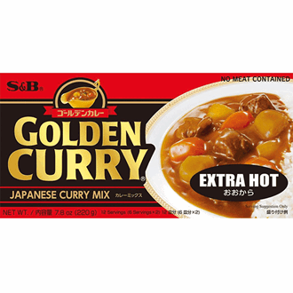 S&B Golden Curry Extra Hot 220g