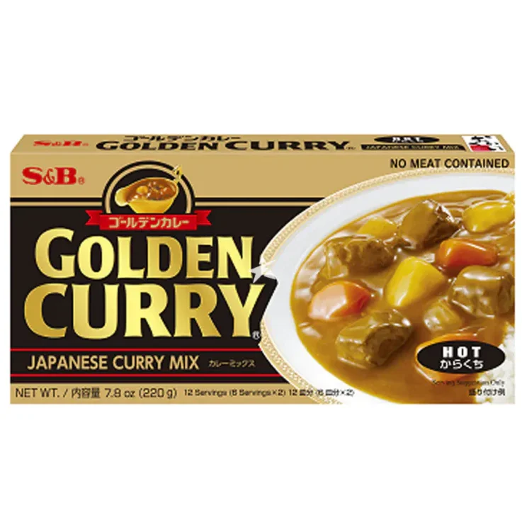 S&B Golden Curry Hot 220g