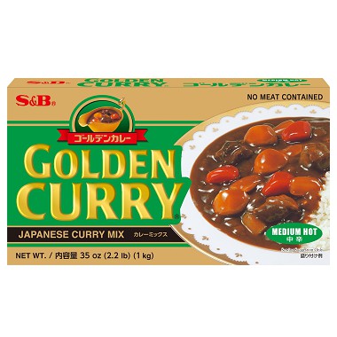S&B Golden Curry Medium Hot 220g