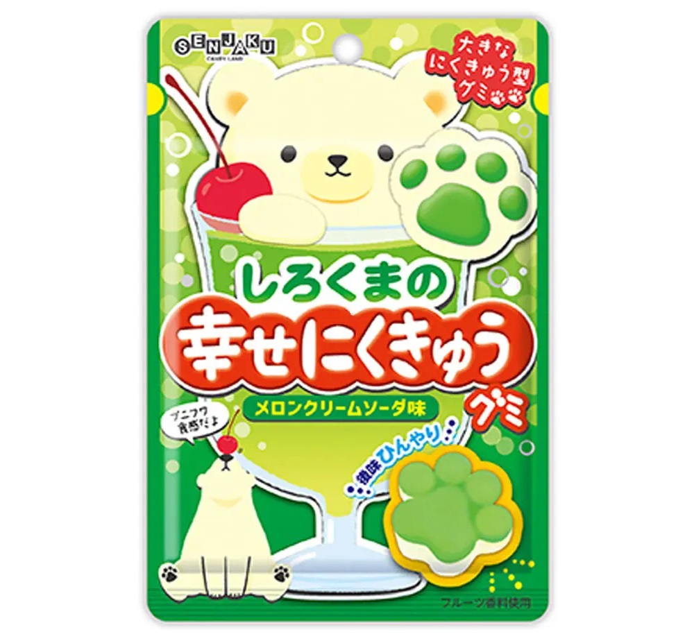 SENJAKU Polar Beer Gummy Cream Melon Soda 32g