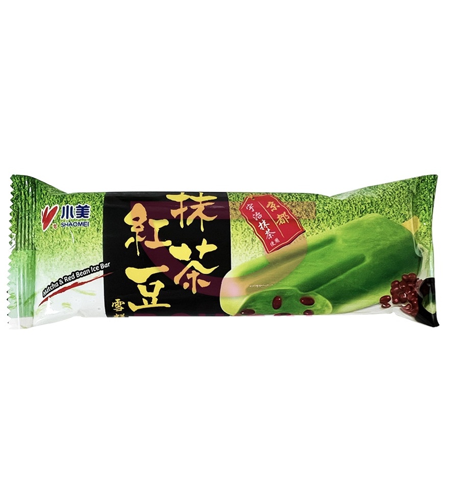 SHAOMEI Ice Cream (Lody) Matcha Red Bean (1szt) 75g