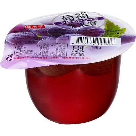 SHENG XIANG ZHEN Fruit Jelly Grape 180g