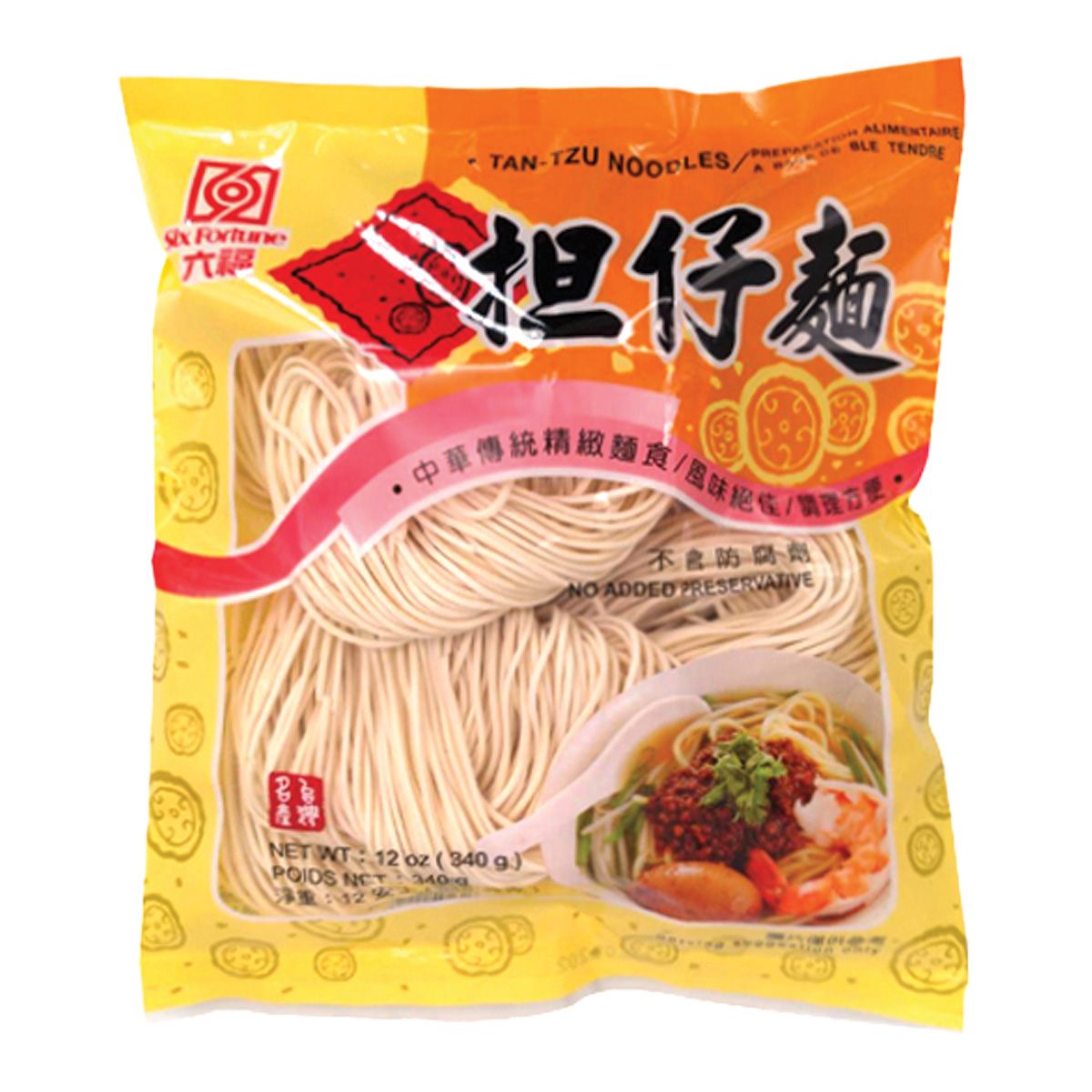 SIX FORTUNE Tan Tzu Noodle 340g