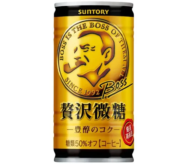 SUNTORY Boss Coffee Less Sugar 185g