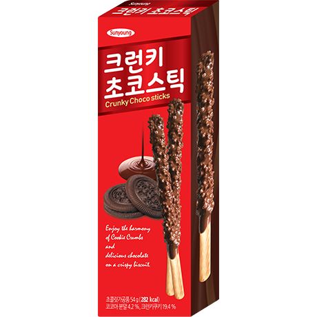 SUNYOUNG Choco Stick Crunky 54g