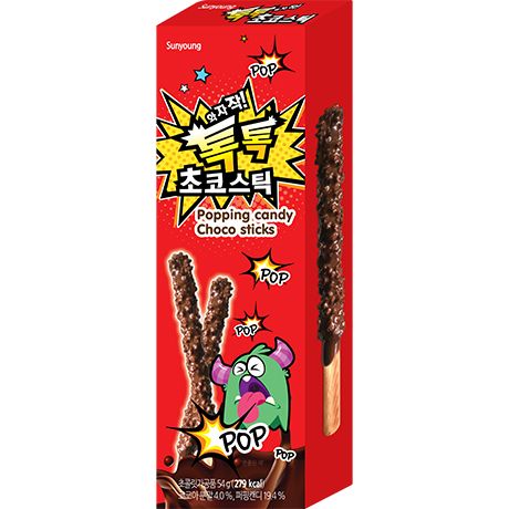 SUNYOUNG Choco Stick Popping Candy 54g