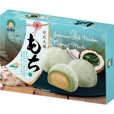 SZU SHEN PO Mochi Coconut Pandan 210g