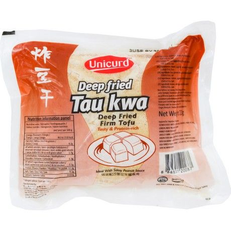 UNICURD Tofu Deep-Fried Firm Tau Kwa T07 220g