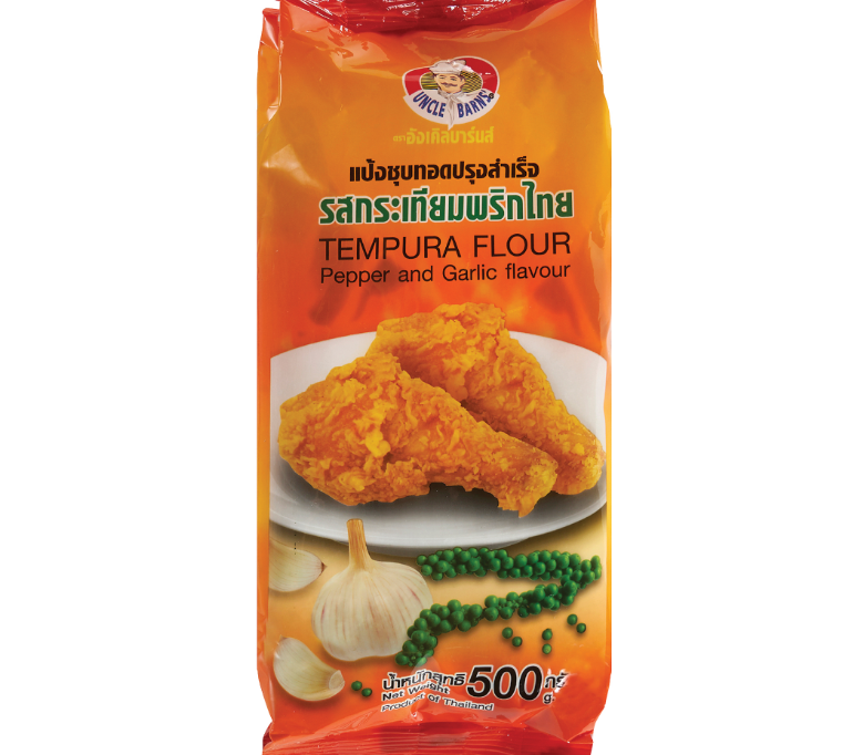 UNCLE BARN'S Tempura Garlic & Pepper Flour 500g
