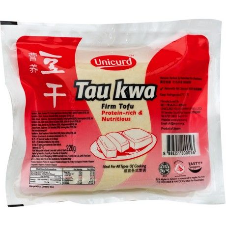 UNICURD Tofu Firm Tau Kwa T06 220g