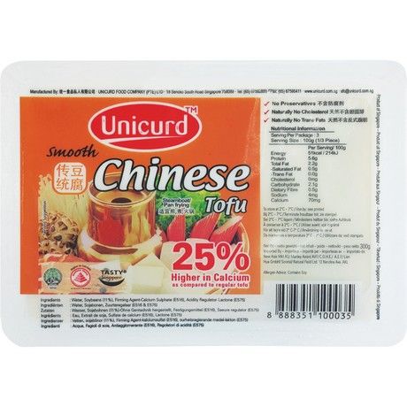 UNICURD Tofu Smooth Chinese T17 300g