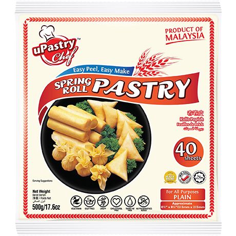 UPASTRY Spring Roll Pastry 215 (40szt) 500g