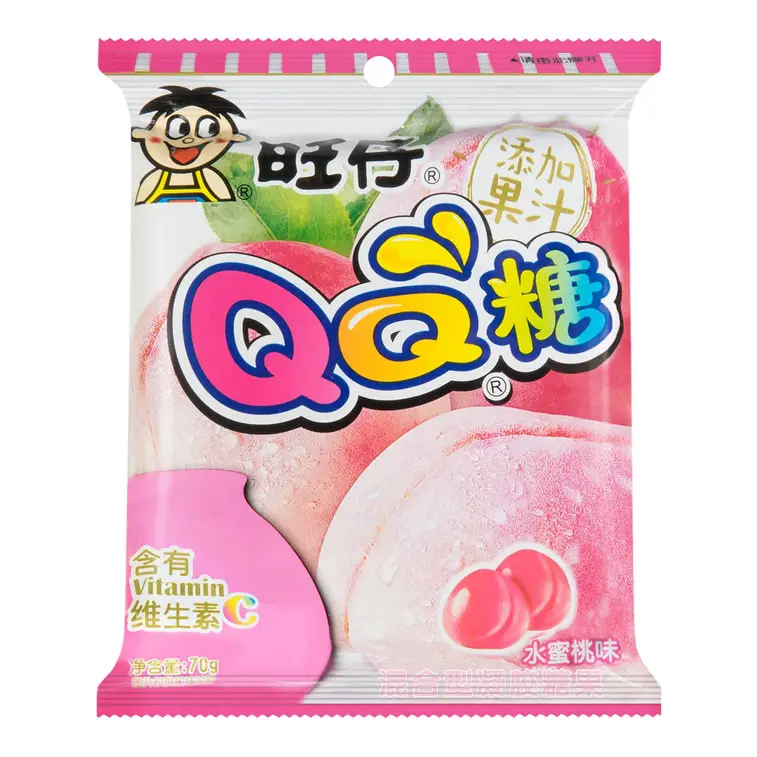 WANT WANT QQ Gummy Candy Peach 70g