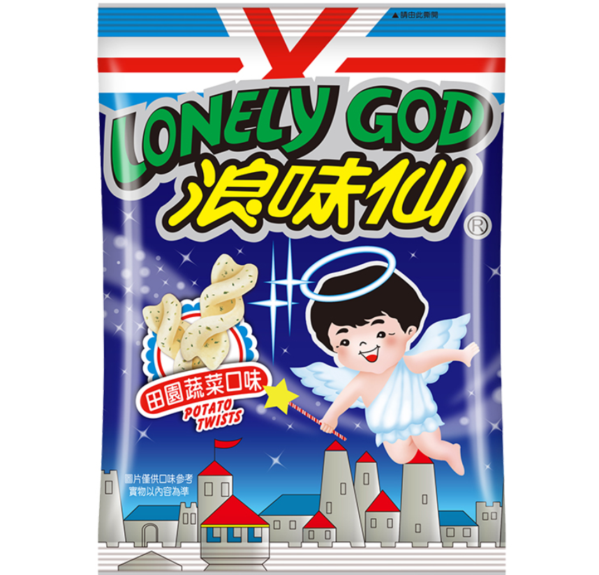 WANT WANT Potato Twist Lonely God 42g