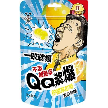 WANT WANT QQ Gummy Center-Filled Lemon Soda 72g