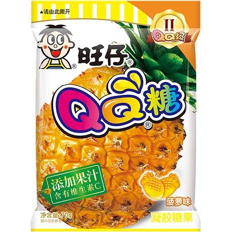 WANT WANT QQ Gummy Pineapple 70g