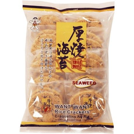 WANT WANT Rice Cracker Seaweed 160g