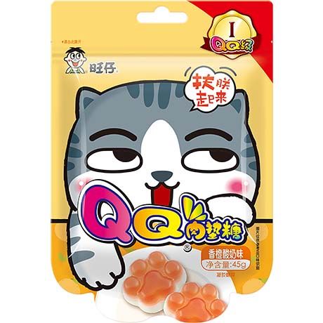 WANT WANT Soft Candy Orange Yogurt Cat's Claw 45g