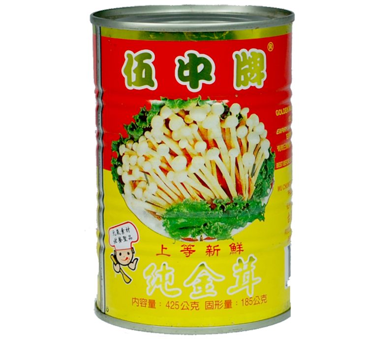 WU CHUNG Enokitake Mushroom (Grzyby) 425g