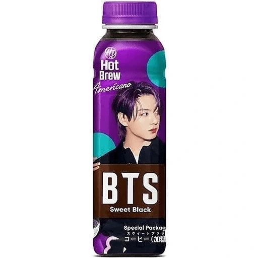 YAKULT BTS Hot Brew Coffee Sweet Black 350ml