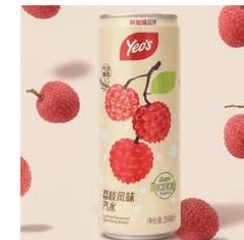 YEO’S Canned Lychee Soda 330ml