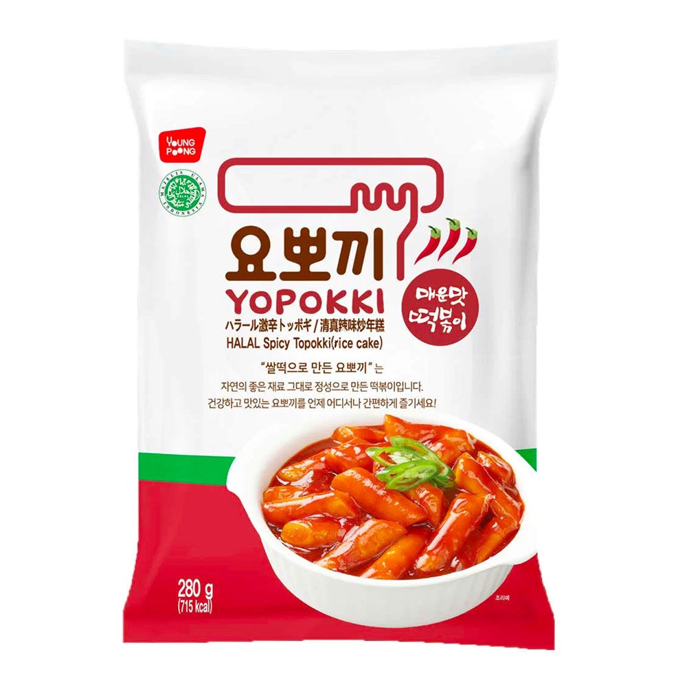 YOUNGPOONG Yopokki Hot & Spicy Rice Cake 280g