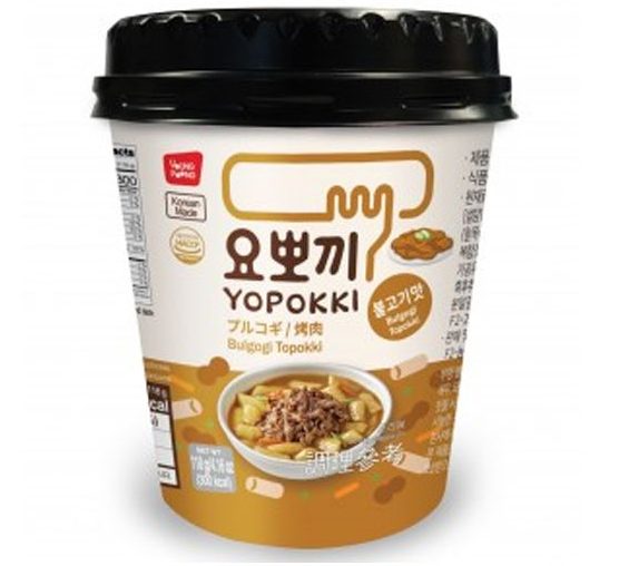 YOUNGPOONG Yopokki Instant Topokki Bulgogi BBQ 118g