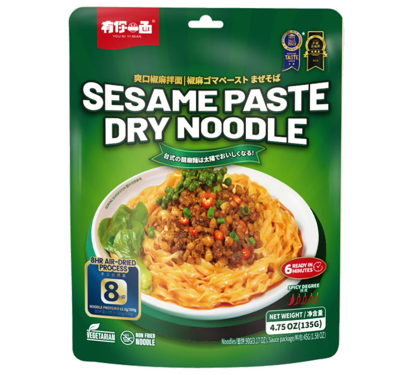 YOUNIYIMIAN Sesame Paste Dry Noodles 135g